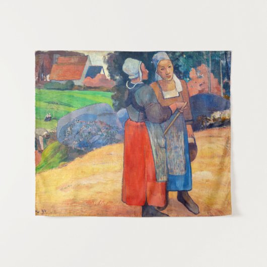 Paul Gauguin - Paysannes Breton Wandkleed (Voorkant (horizontaal))