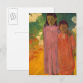 Paul Gauguin | Piti Tiena, 1892 Briefkaart (Voorkant / Achterkant)