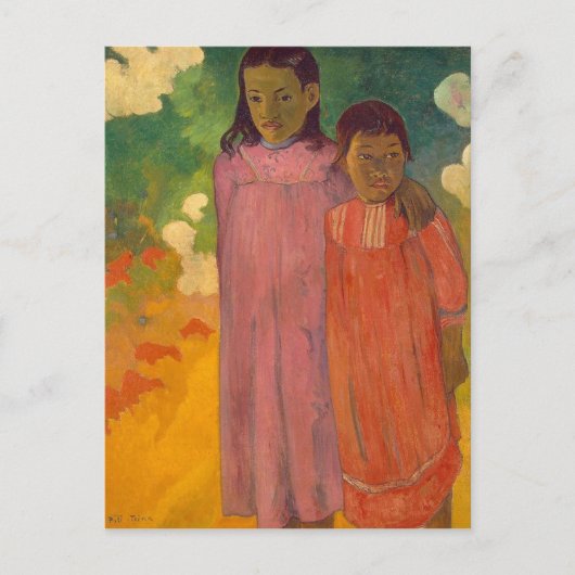 Paul Gauguin | Piti Tiena, 1892 Briefkaart (Voorkant)