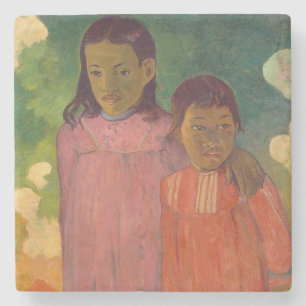 Paul Gauguin   Piti Tiena, 1892 Stenen Onderzetter