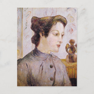 Paul Gauguin Portret van een jonge vrouw, 1886 Briefkaart