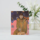 Paul Gauguin-Portret van een jonge vrouw, Vaite Briefkaart (Staand voorkant)