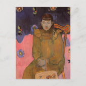 Paul Gauguin-Portret van een jonge vrouw, Vaite Briefkaart (Voorkant)