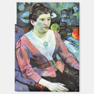 Paul Gauguin - Portret van een vrouw Magneet