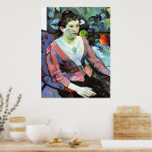 Paul Gauguin - Portret van een vrouw Poster (Keuken)