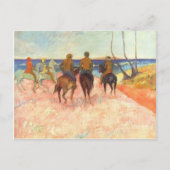 Paul Gauguin-Riders op het strand Briefkaart (Voorkant)