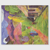 Paul Gauguin Road in Tahiti  Fine Art Cadeaupapier (Vlak)