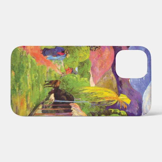 Paul Gauguin Road in Tahiti  Fine Art Case-Mate iPhone Case (Achterkant (horizontaal))