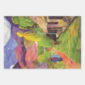 Paul Gauguin Road in Tahiti  Fine Art Inpakpapier Vel (Voorkant)