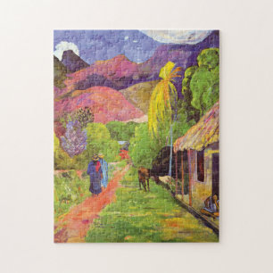 Paul Gauguin Road in Tahiti  Fine Art Legpuzzel