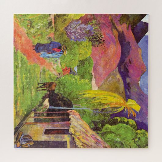 Paul Gauguin Road in Tahiti  Fine Art Legpuzzel (Horizontaal)