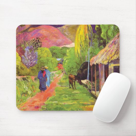 Paul Gauguin Road in Tahiti  Fine Art Muismat (Met muis)