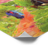 Paul Gauguin Road in Tahiti  Fine Art Poster (Hoek)