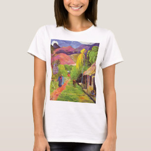 Paul Gauguin Road in Tahiti Fine Art T-shirt