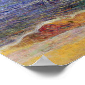 Paul Gauguin - Rocky Coast Fine Art schilderen Poster (Hoek)