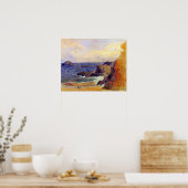 Paul Gauguin - Rocky Coast Fine Art schilderen Poster (Keuken)