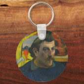 Paul Gauguin Self Portrait 3 Sleutelhanger (Voorkant)