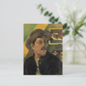 Paul Gauguin Self Portrait Briefkaart (Staand voorkant)
