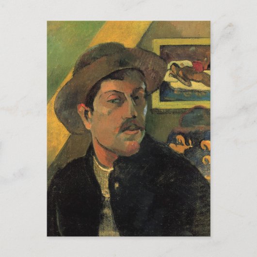 Paul Gauguin Self Portrait Briefkaart (Voorkant)