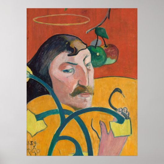 Paul Gauguin Self Portrait Modern Art Poster (Voorkant)