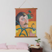 Paul Gauguin Self Portret Modern Art Wood Wall Hangend Wandkleed (Slaapkamer)