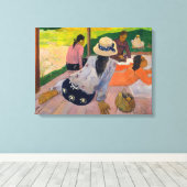 Paul Gauguin | Siesta Canvas Afdruk (Insitu (Houten vloer))