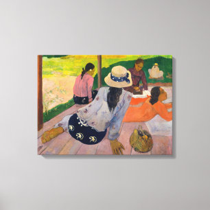 Paul Gauguin Siesta Canvas Afdruk