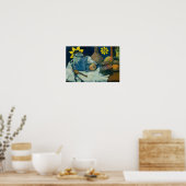 Paul Gauguin - stil leven met theepot en fruit Poster (Keuken)