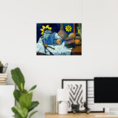 Paul Gauguin Still Life with Teapot and Fruit Poster (Thuiskantoor)