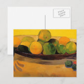 Paul Gauguin - Stilleven met Tahitiaanse sinaasapp Briefkaart (Voorkant / Achterkant)