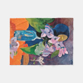 Paul Gauguin - stilstaand leven met bloemen en ido Fleece Deken (Voorkant (Horizontaal))