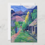Paul Gauguin - Straat in Tahiti Bedankkaart (Voorkant)