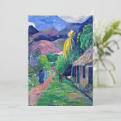 Paul Gauguin - Straat in Tahiti Bedankkaart (Staand voorkant)
