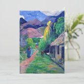 Paul Gauguin - Straat in Tahiti Kaart (Staand voorkant)