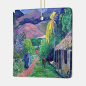 Paul Gauguin - Straat in Tahiti Keramisch Ornament (Links)