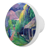 Paul Gauguin - Straat in Tahiti Keramische Knop (Rechts)