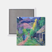 Paul Gauguin - Straat in Tahiti Magneet (Voorkant / Achterkant)