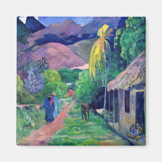 Paul Gauguin - Straat in Tahiti Magneet (Voorkant)