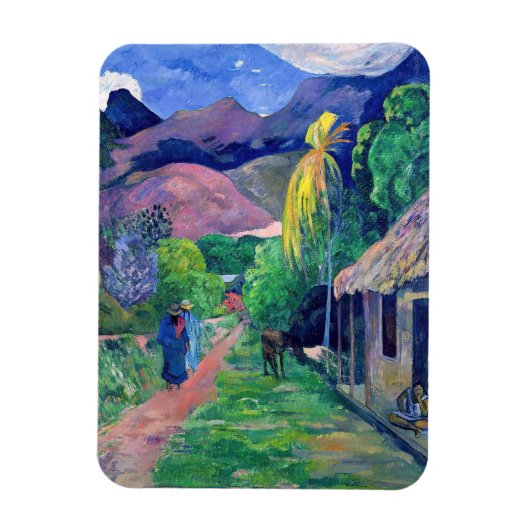 Paul Gauguin - Straat in Tahiti Magneet (Verticaal)