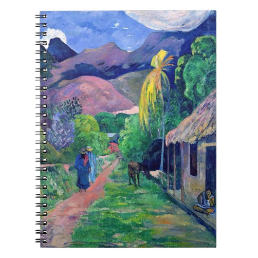 Paul Gauguin - Straat in Tahiti Notitieboek (Voorkant)