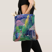 Paul Gauguin - Straat in Tahiti Tote Bag (Dichtbij)