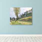 Paul Gauguin | Straat Rouen Canvas Afdruk (Insitu (Houten vloer))