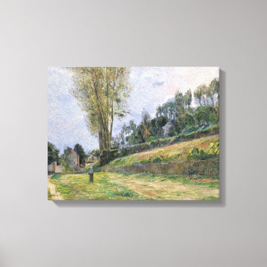 Paul Gauguin | Straat Rouen Canvas Afdruk (Voorkant)