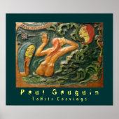 Paul Gauguin: Tahiti Carvings Poster (Voorkant)