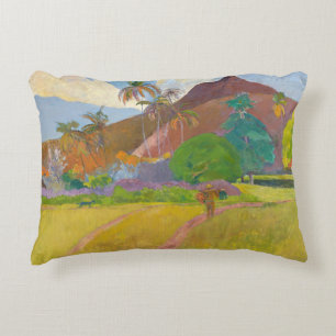 Paul Gauguin - Tahitiaans Landschap Accent Kussen