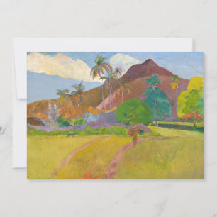 Paul Gauguin - Tahitiaans Landschap Bedankkaart