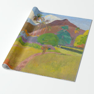 Paul Gauguin - Tahitiaans Landschap Cadeaupapier