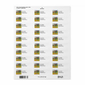 Paul Gauguin - Tahitiaans Landschap Etiket (Full Sheet)