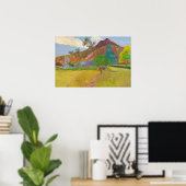 Paul Gauguin - Tahitiaans Landschap Poster (Thuiskantoor)