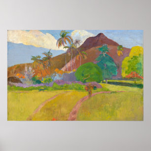 Paul Gauguin - Tahitiaans Landschap Poster